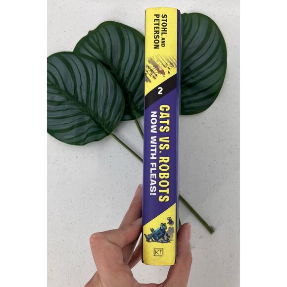 Cats Vs. Robots Now With Fleas Margaret Stohl Lewis Peterson Hardcover Book - Picture 2 of 7